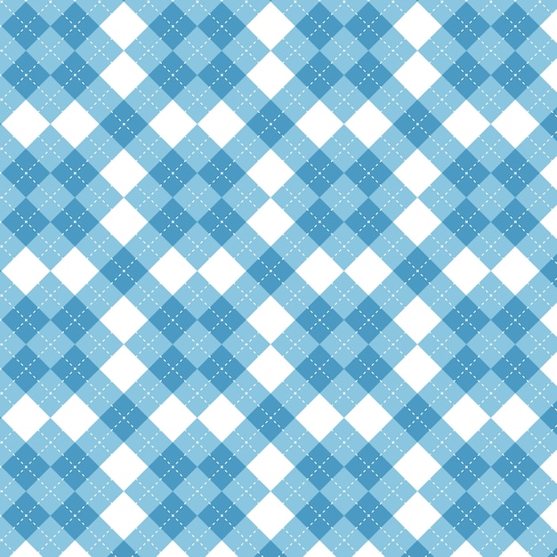 Flat design classic argyle pattern