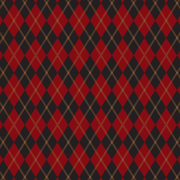 Free vector flat design classic argyle pattern