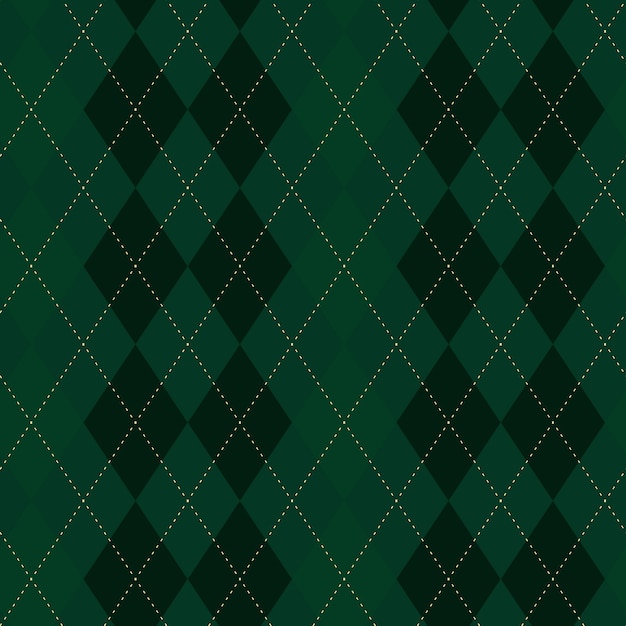 Free vector flat design classic argyle pattern