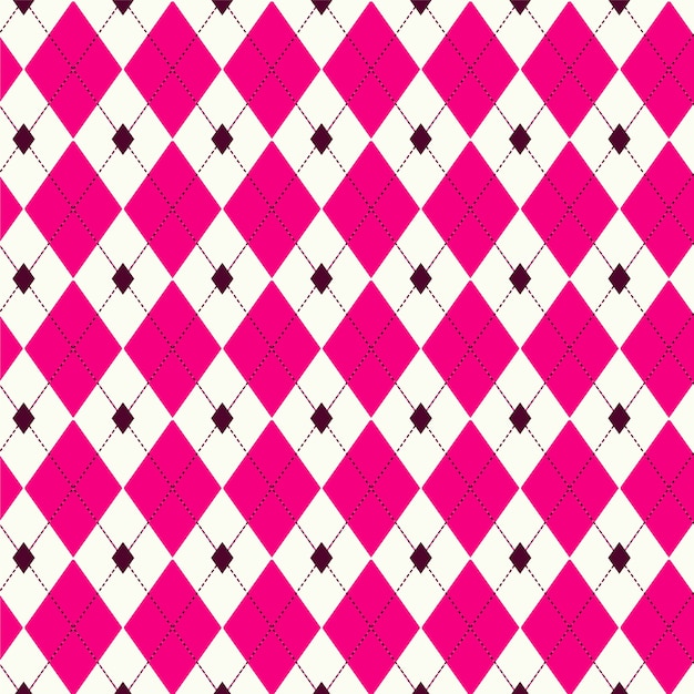 Free vector flat design classic argyle pattern