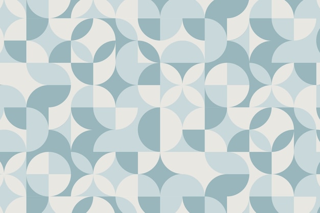 Flat design color blocking pattern illustration