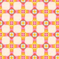 Free vector flat design colorful geometric pattern