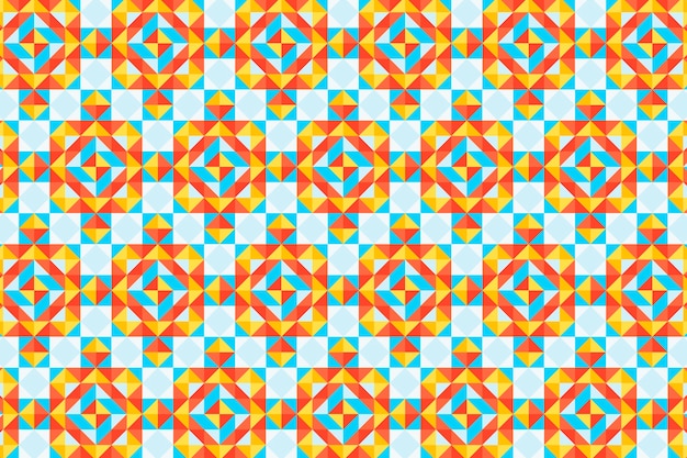 Free vector flat design colorful geometric pattern