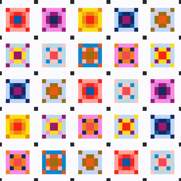 Free vector flat design colorful geometric pattern