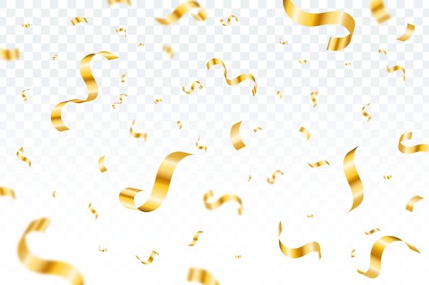 Free vector flat design confetti background