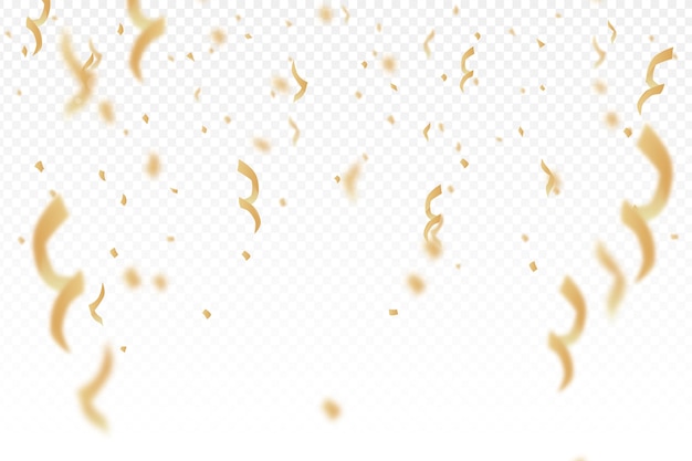 Flat design confetti background