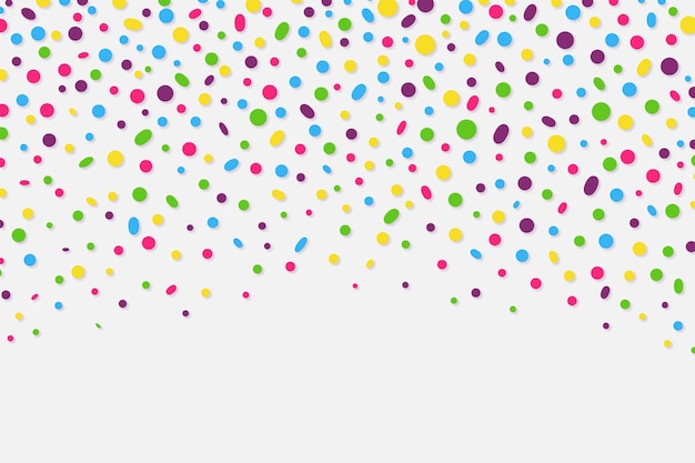 Flat design confetti wallpaper