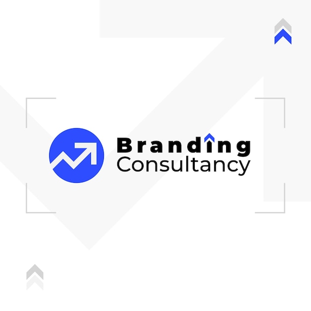 Flat design consultancy logo template