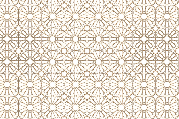 Free Vector flat design creative arabesque pattern