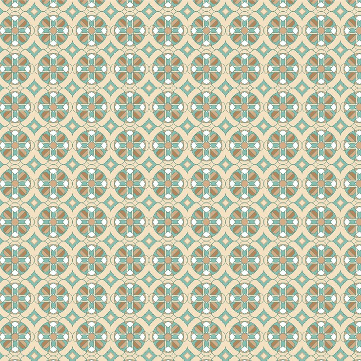 Free Vector flat design creative arabesque pattern