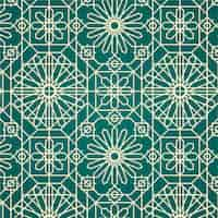 Free vector flat design creative arabesque pattern