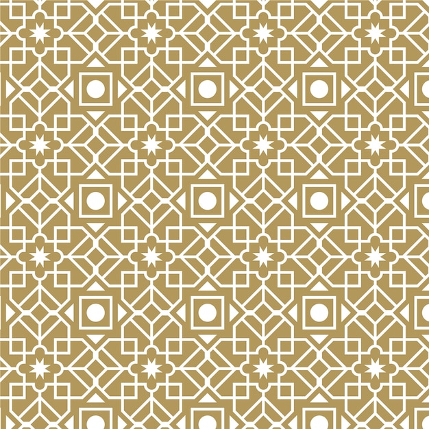 Free vector flat design creative arabesque pattern