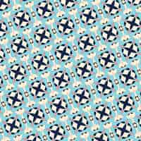 Free vector flat design creative arabesque pattern