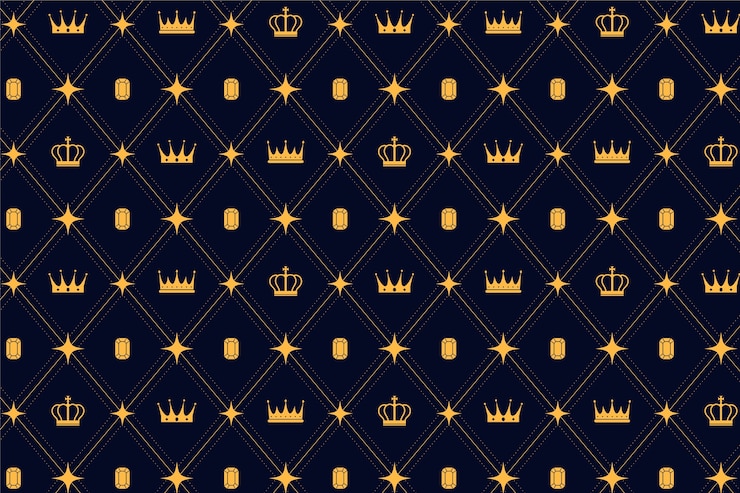 Free Vector flat design crown background
