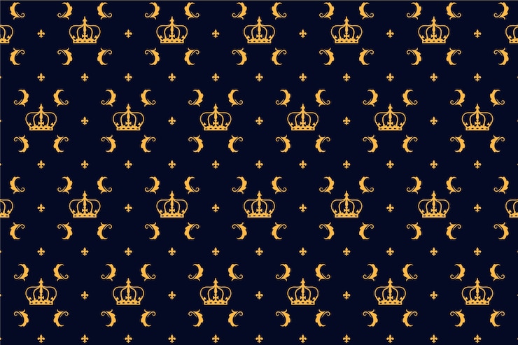 Free Vector flat design crown background