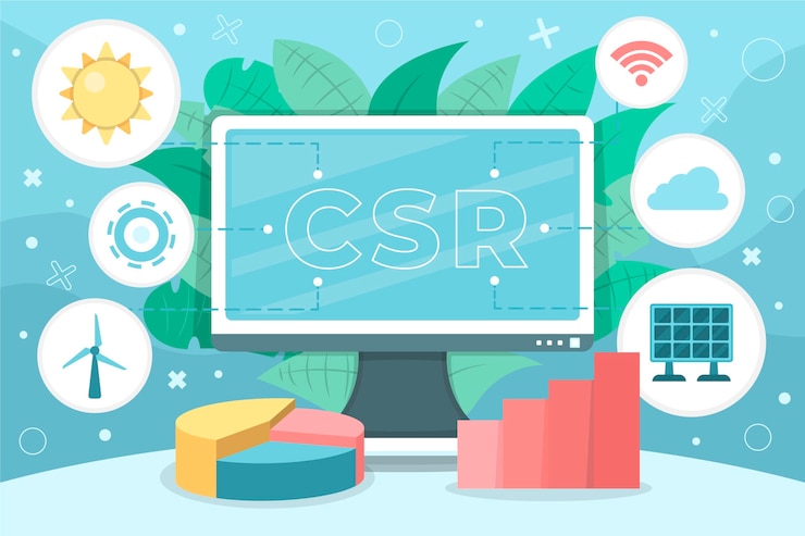Free Vector flat design csr concept illustrated