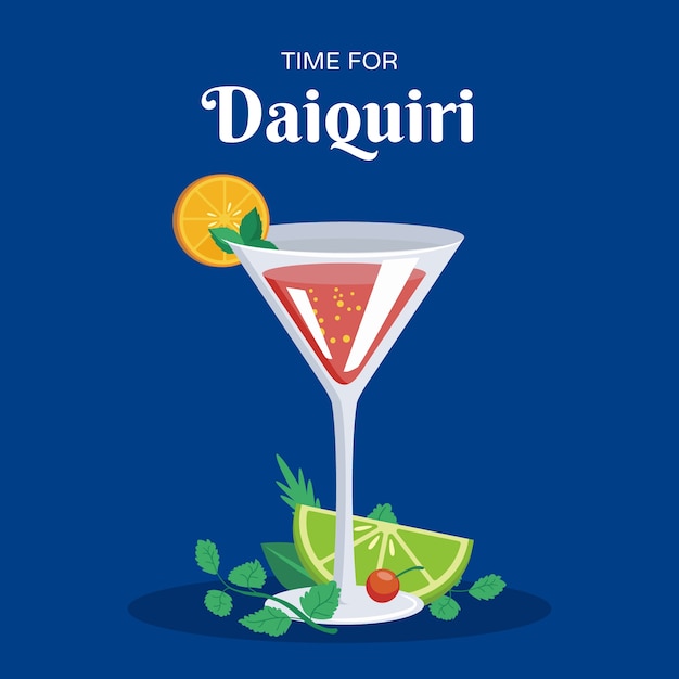 평면 디자인 daiquiri 그림