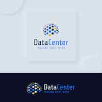 Free vector flat design data logo template