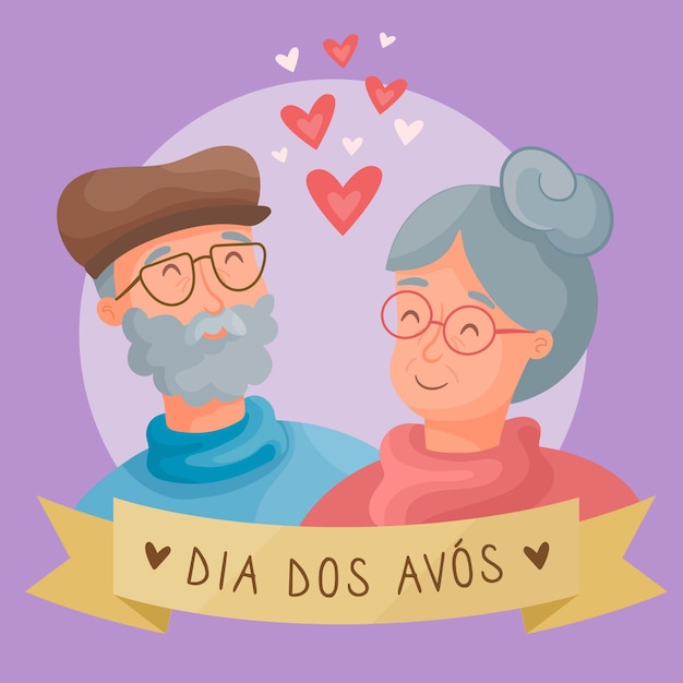 Free vector flat design dia dos avos concept