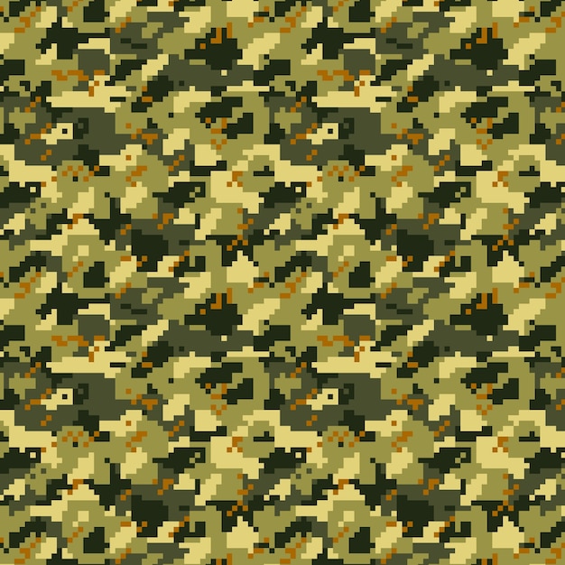 Flat design digital camo pattern