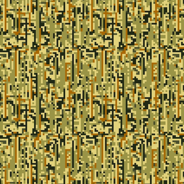 Free vector flat design digital camo pattern