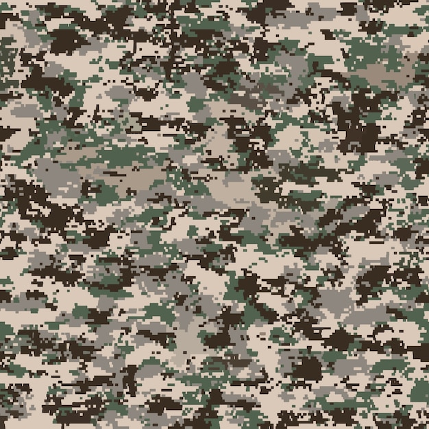 Free vector flat design digital camo pattern