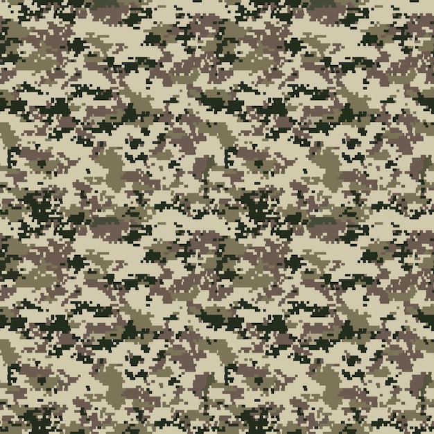 Flat design digital camo pattern