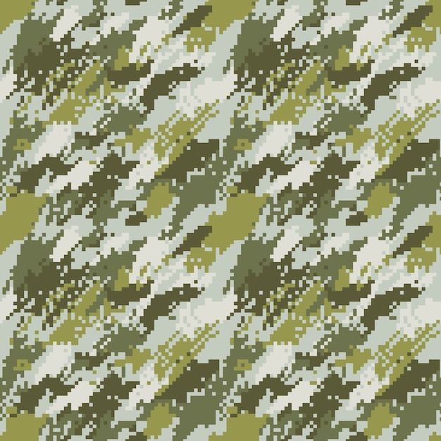 Free Vector flat design digital camo pattern