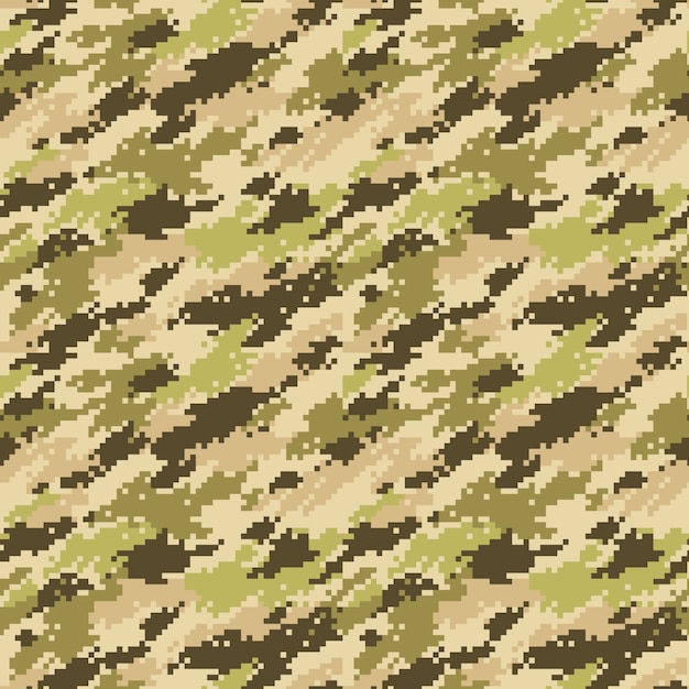 Flat design digital camo pattern