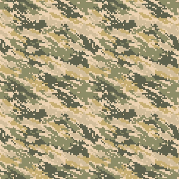 Flat design digital camo pattern