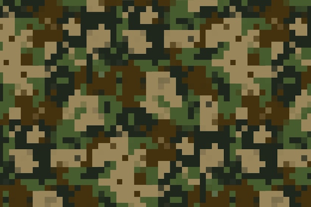 Free vector flat design digital camo pattern