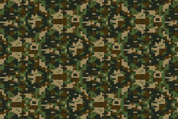 Free vector flat design digital camo pattern