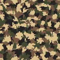 Free vector flat design digital camo pattern