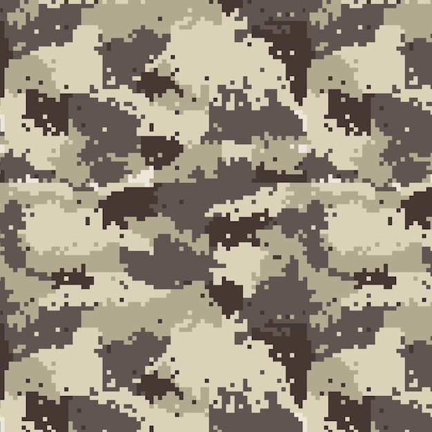 Free vector flat design digital camo pattern