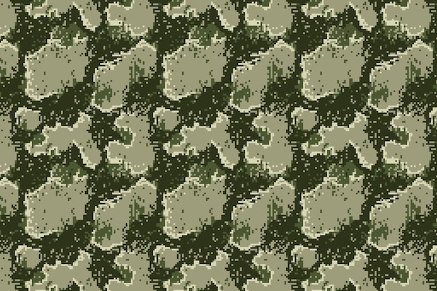 Free vector flat design digital camo pattern