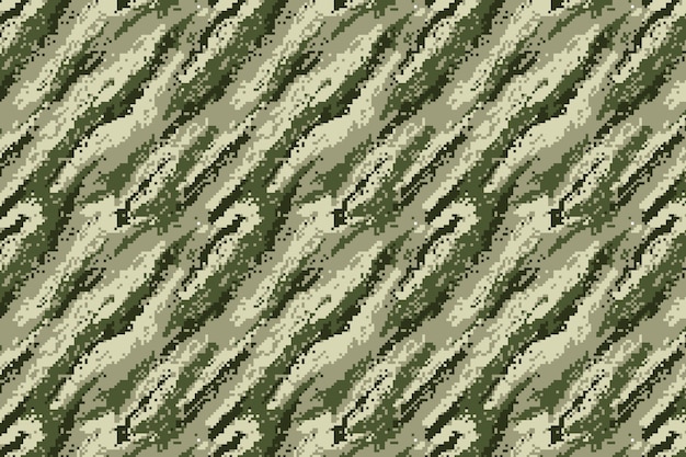 Flat design digital camo pattern