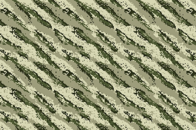 Flat design digital camo pattern