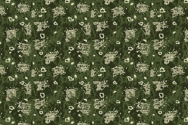 Free vector flat design digital camo pattern