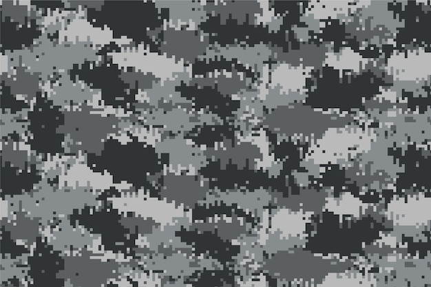 Flat design digital camo pattern