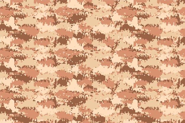 Flat design digital camo pattern