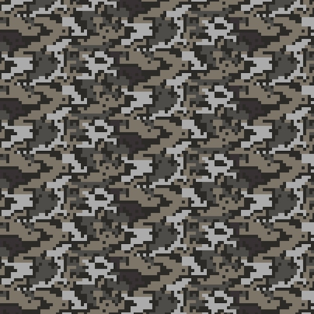 Flat design digital camo pattern