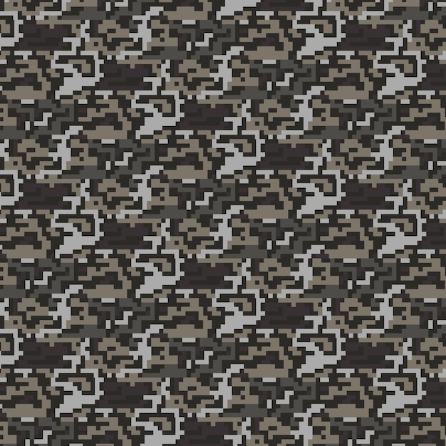 Flat design digital camo pattern