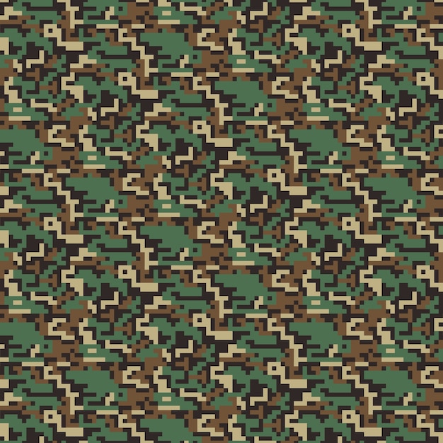 Free vector flat design digital camo pattern