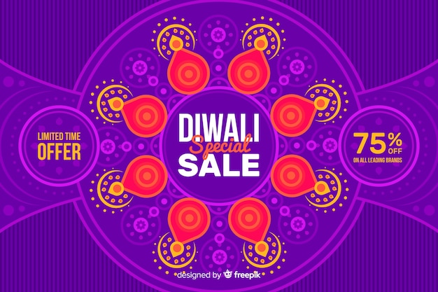 Design piatto diwali vendita sfondo