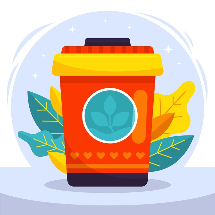 मुफ़्त वेक्टर flat design eco cup illustration