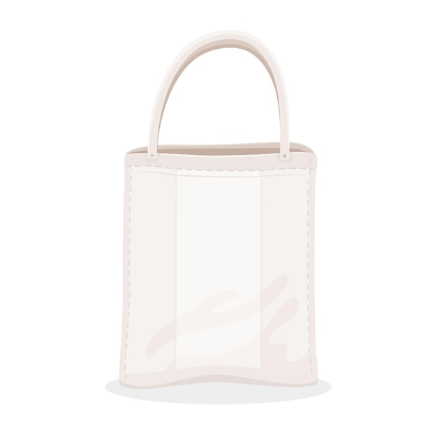 Бесплатное векторное изображение Тканевая сумка с плоским дизайном