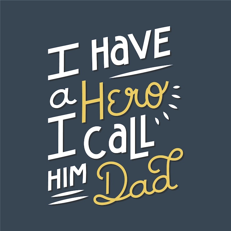 मुफ़्त वेक्टर flat design father's day wallpaper
