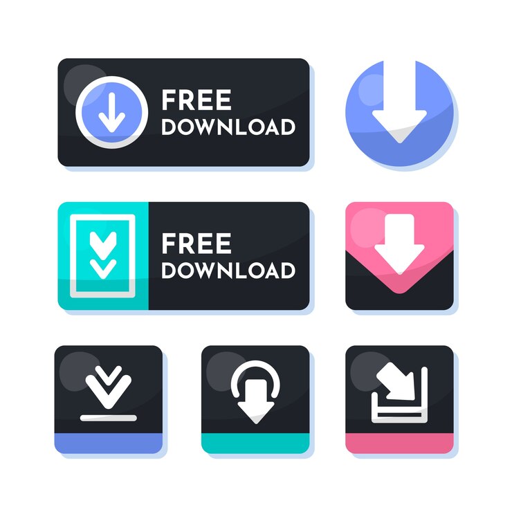무료 Vector 평면 디자인 무료 다운로드 레이블 컬렉션