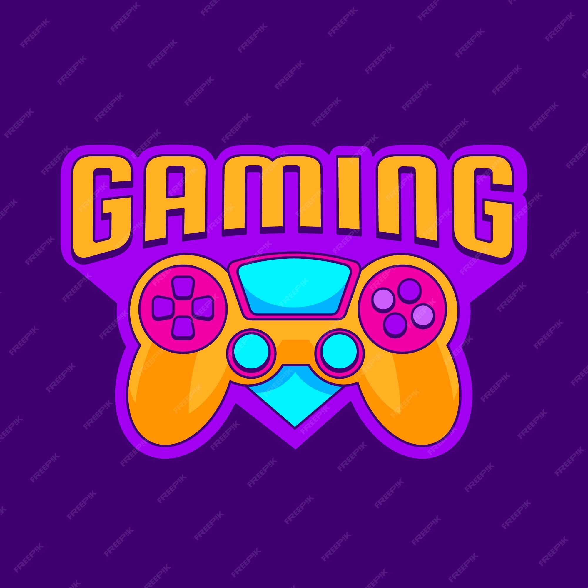 Free  gaming Logo Icon - Download in Flat Style