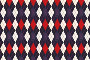 Free vector flat design geometric argyle pattern